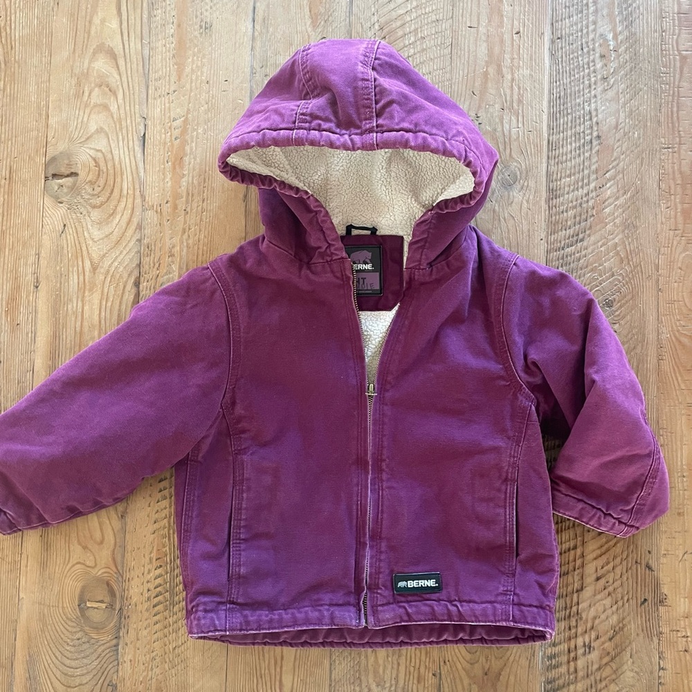 BERNE Sherpa lined Hooded Jacket